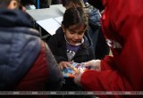 Для детей беженцев в логистическом центре провели фестиваль рисунков