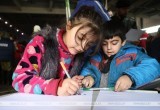 Для детей беженцев в логистическом центре провели фестиваль рисунков