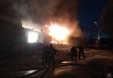 Крупный пожар произошел на комбинате силикатных изделий в Минске