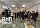 Путин прилетел в Минск с рядом российских чиновник