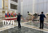 Путин прилетел в Минск с рядом российских чиновник